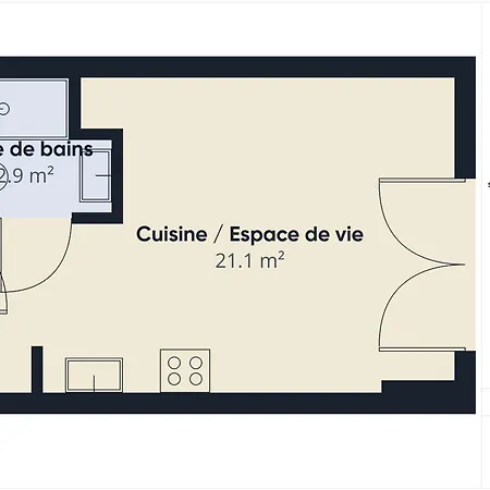 Apartamento Le Funboard - Pour 3 - Piscine Commune Biscarrosse